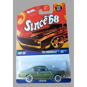 2008 Hot Wheels '70 CHEVELLE SS CHEVROLET Green Since '68 TOP 40 #14/40 #M1559